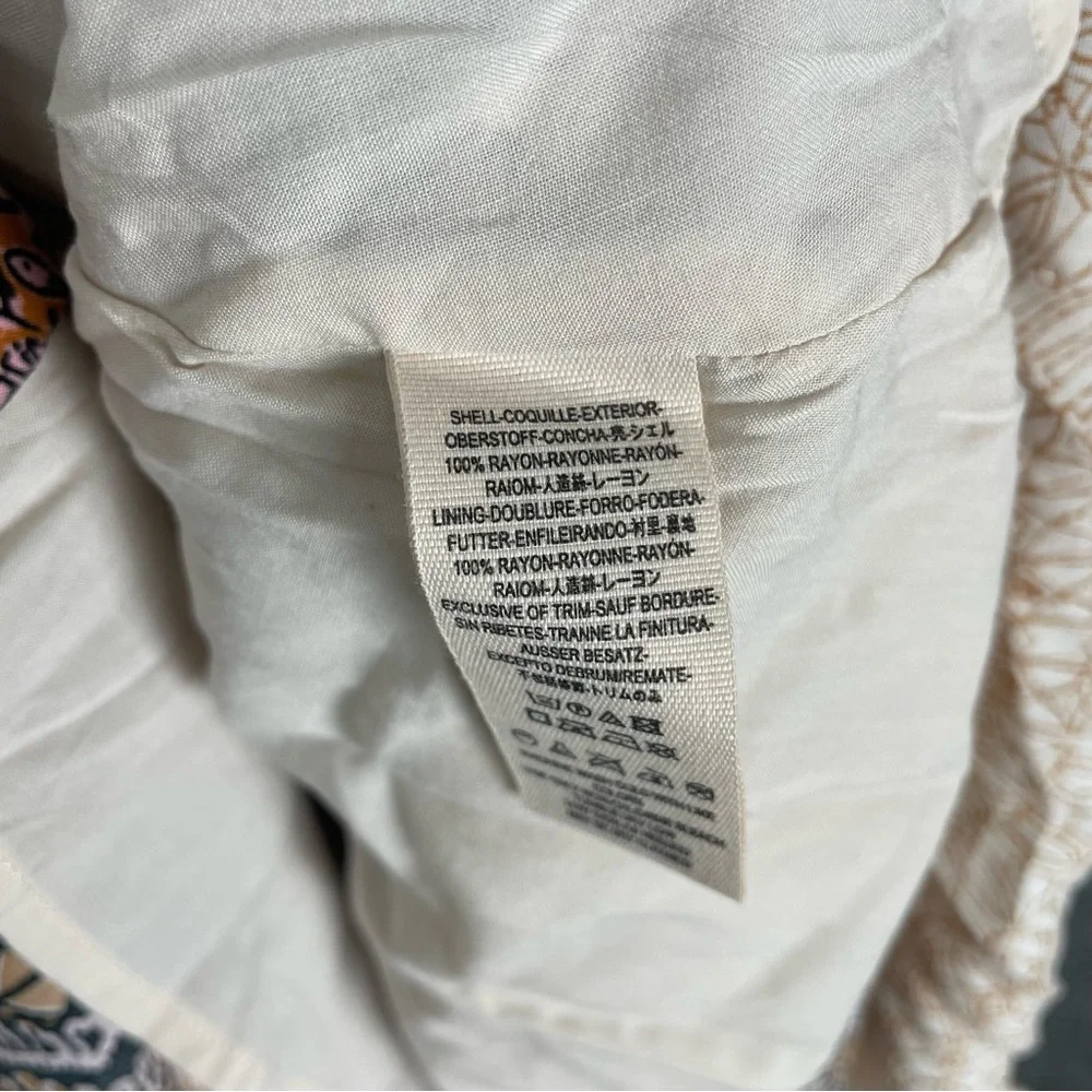 Free People L Mexicali Rose Maxi Dress Boho Peasant Featival Whimsi Renaissance - Picture 9 of 14